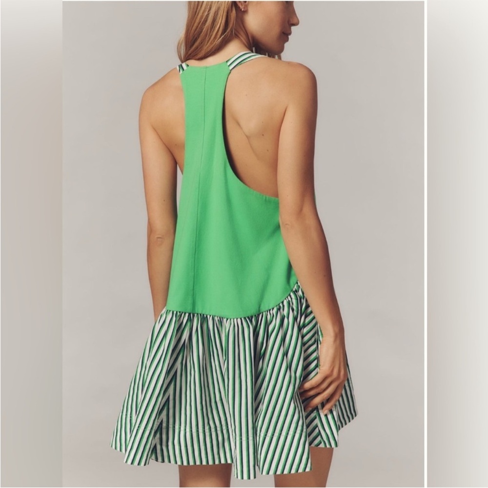 Daily Practice Spring Fling Racerback Babydoll Mini Dress Striped - Picture 3 of 9